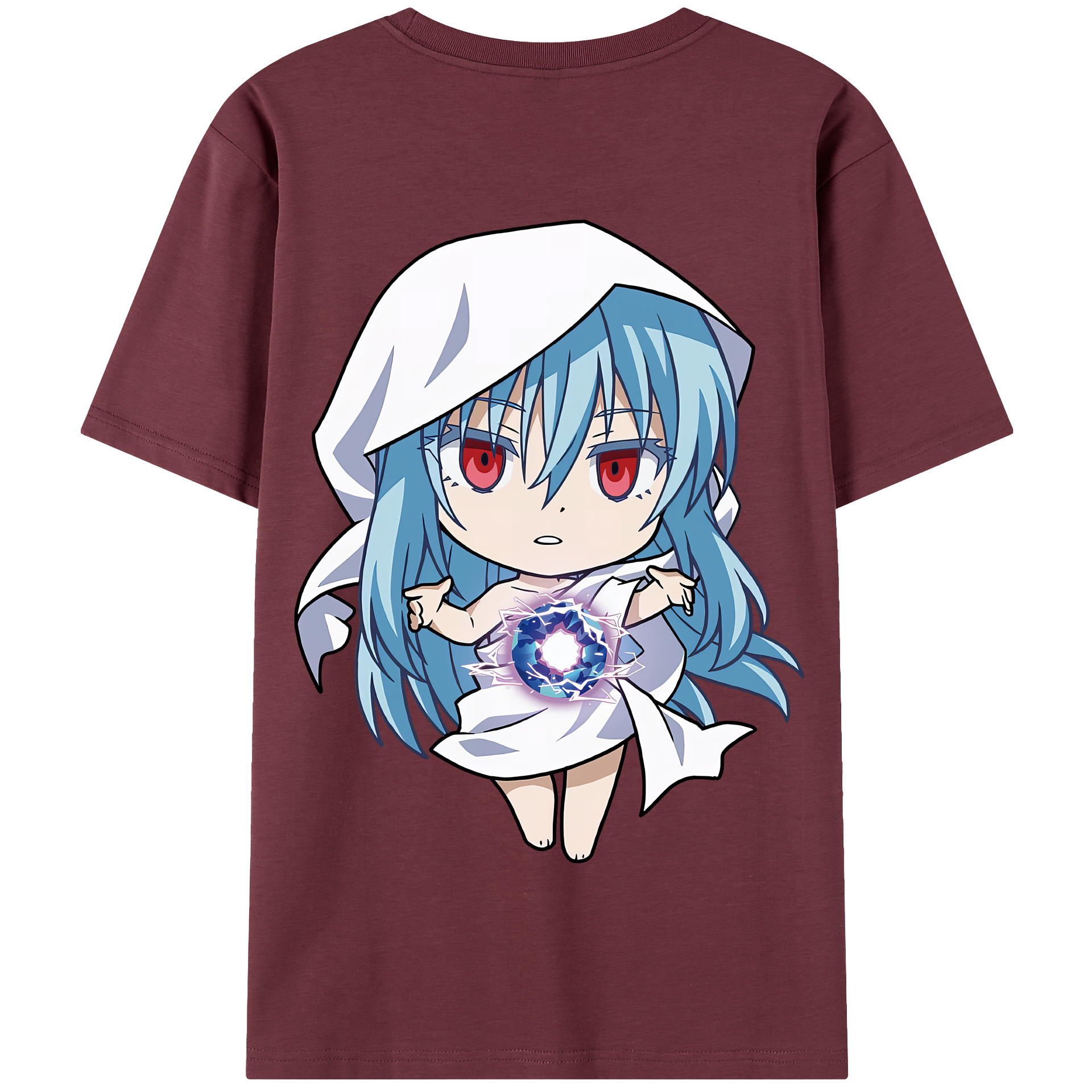 （画像用） 転スラ Regarding Reincarnated to Slime 綿100％半袖Tシャツ（背面プリント）